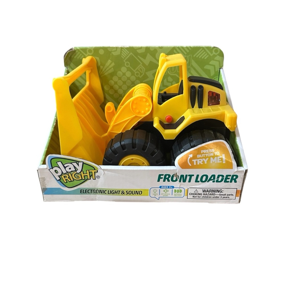 Play Right Front Loader Construction Vehicle Toy NEW